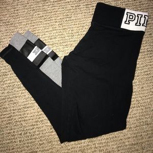VS PINK YOGA LEGGINGS